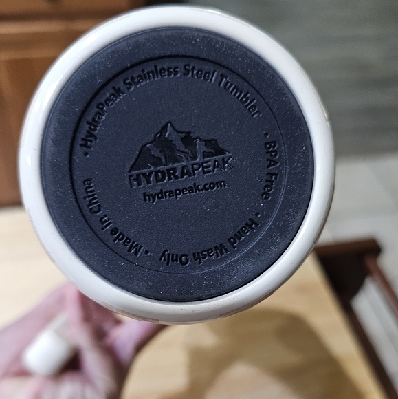 Hydrapeak Insulated 40 oz Voyager Tumbler with Straw Checkered Cream NWT - Picture 5 of 10